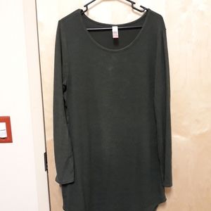 No Boundaries 3/4 sleeve sweater dress